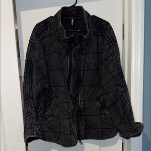 Free People Dolman Quilted Knit Jacket